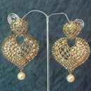 Shreeji Gold Plated Austrian Stone Dangler Earrings