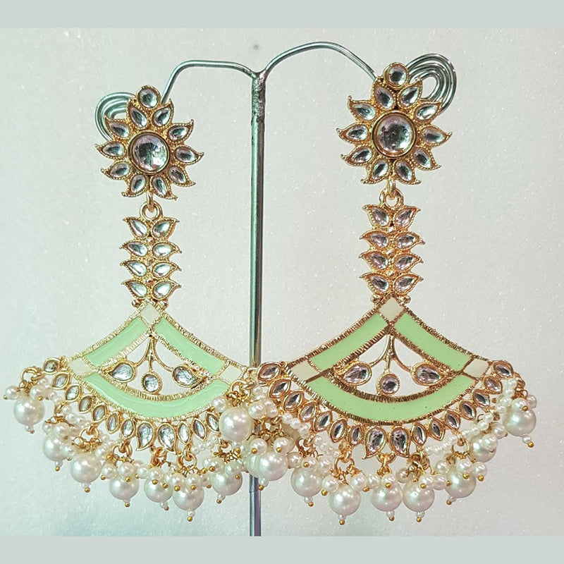 Shreeji Gold Plated Dangler Earrings