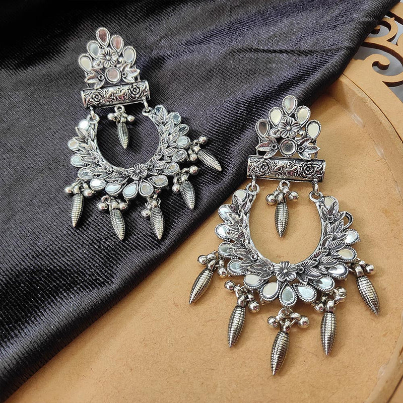 Bhavi Jewels Oxidised  Plated Dangler Earrings