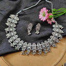 Darshana Jewels Oxidised  Plated Necklace Set
