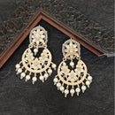 Darshana Jewels Premium Kundan Stone And Pearl Dangler Earrings For Women