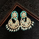 Darshana Jewels Premium Kundan Stone And Pearl Dangler Earrings For Women