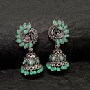 Darshana Jewels Oxidised Plated Jhumki Earrings