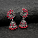 Darshana Jewels Oxidised Plated Jhumki Earrings