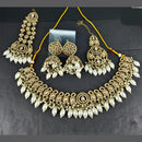 Corbeda Fashion Elegant Gold Plated Sparkling Austrian Stones And Beads Necklace Set