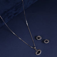 AllWell Jewellery Radiant Divine Eye 925 Silver Chain Pendant