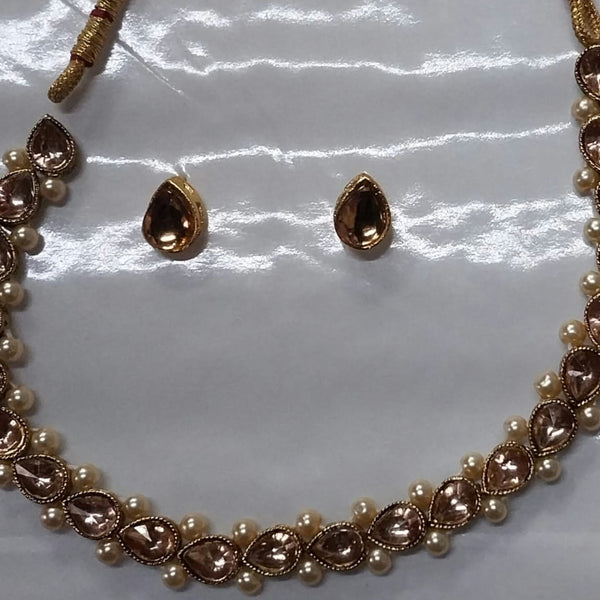 Kumavat Jewels Austrain Stone Necklace Set