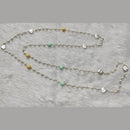 Kumavat Jewels Silver Plated Beads Long Necklace