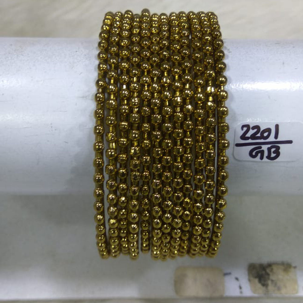 Kumavat Jewels Gold Plated Bangles Set