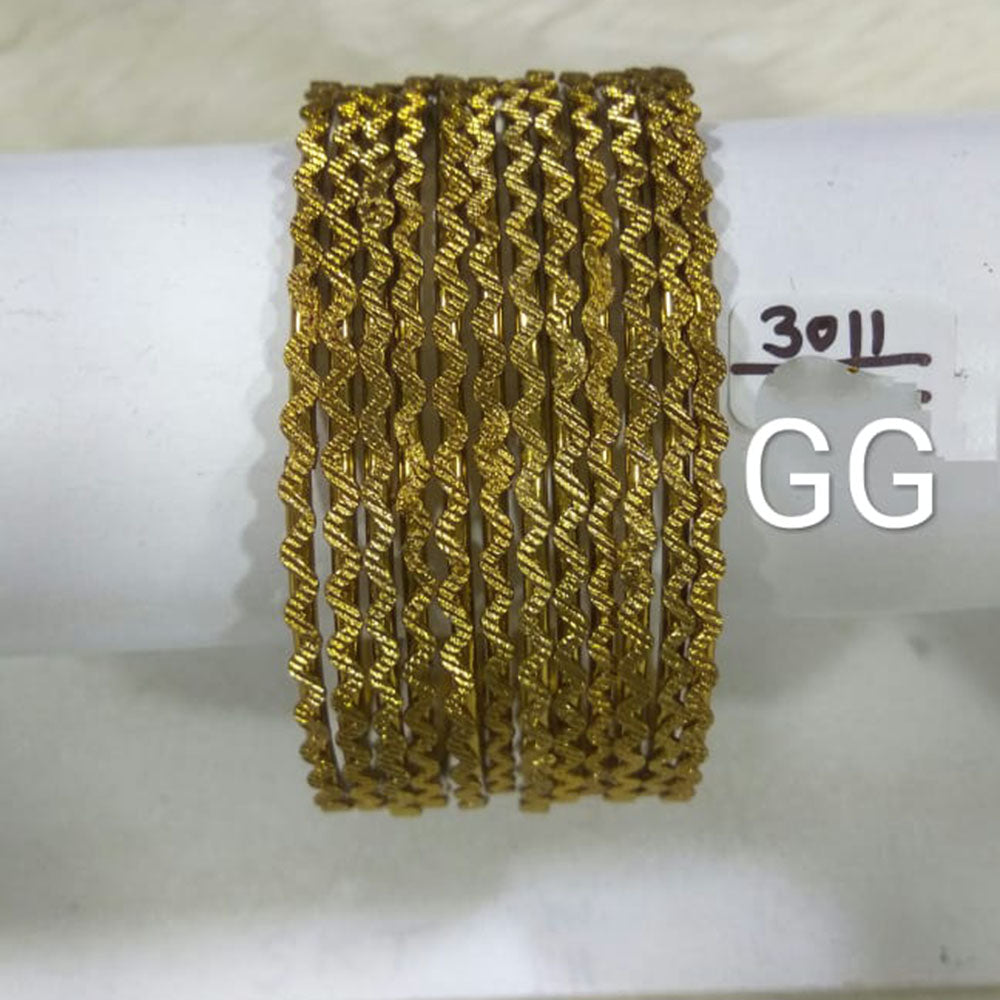 Kumavat Jewels Gold Plated Bangles Set