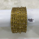 Kumavat Jewels Gold Plated Austrian Stone Bangles Set