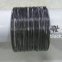 Kumavat Jewels Black Polish Bangles Set