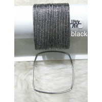 Kumavat Jewels Black Polish Bangles Set