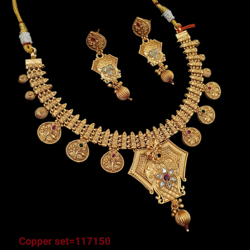 Padmawati Bangles Gold Plated Meenakari Necklace Set