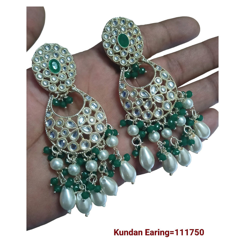 Padmawati Bangles Gold Plated Kundan Stone Dangler Earrings