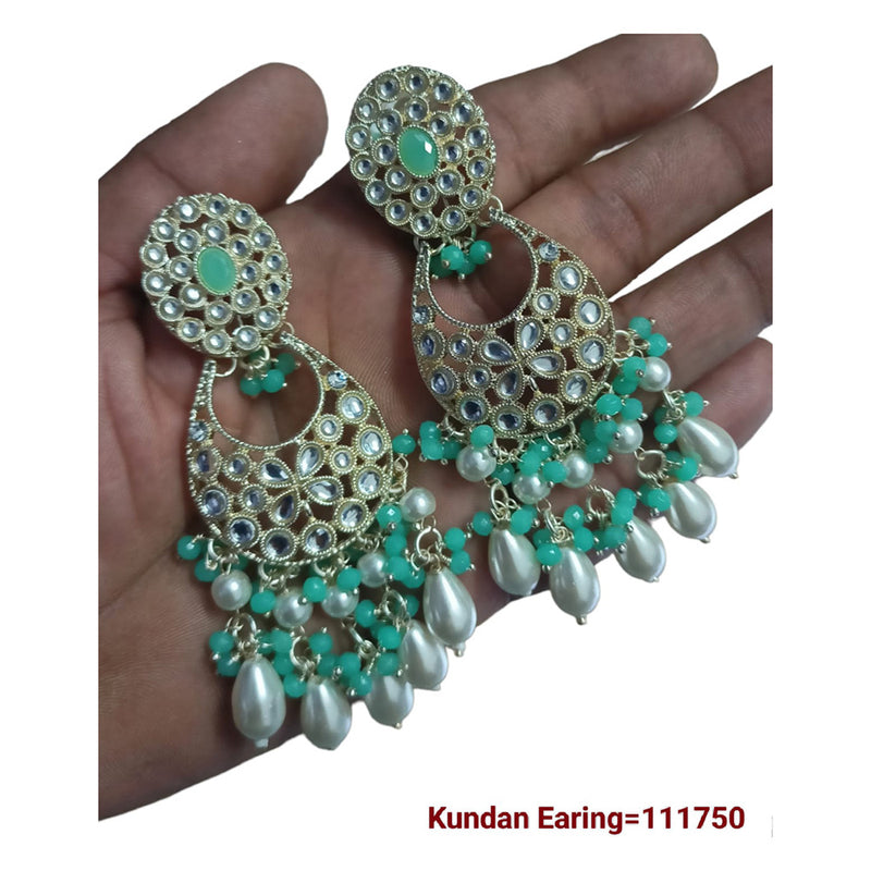 Padmawati Bangles Gold Plated Kundan Stone Dangler Earrings