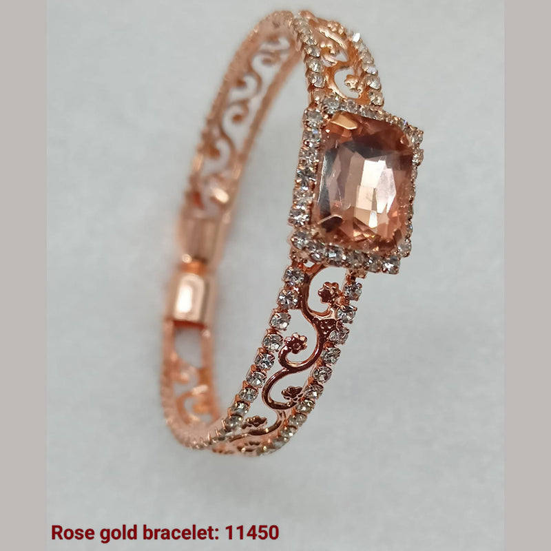 Padmawati Bangles Rose Gold Plated Adjustable Bracelet