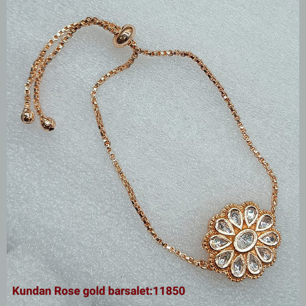 Padmawati Bangles Rose Gold Plated Adjustable Bracelet