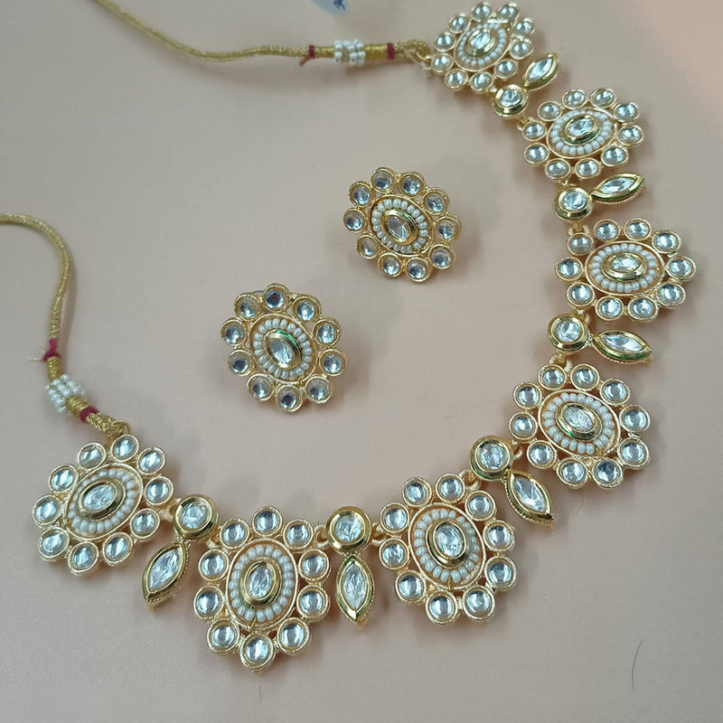 Padmawati Bangles Gold Plated Kundan Necklace Set