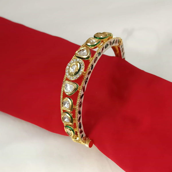 Padmawati Bangles Gold Plated Kundan Openable Kada