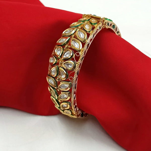 Padmawati Bangles Gold Plated Kundan Openable Kada