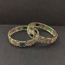 Metro Bangles Exquisite American Diamond Luxury Bangles Set