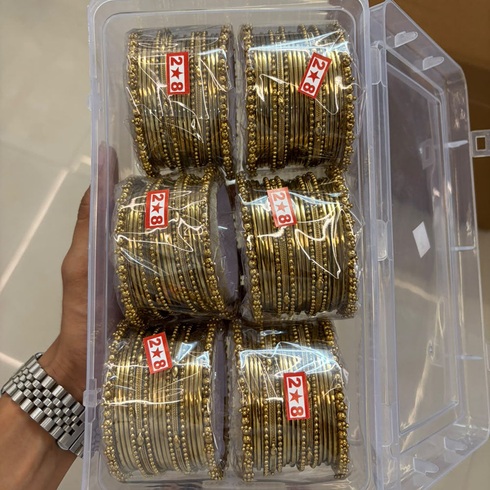 Shree Asha Bangles Trendy Gold Plated Bangles Set