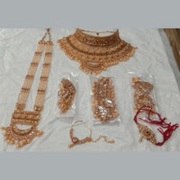 Neetu Art Gold Plated Bridal Set