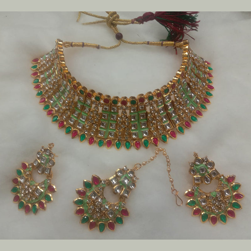 Neetu Art Gold Plated Necklace Set