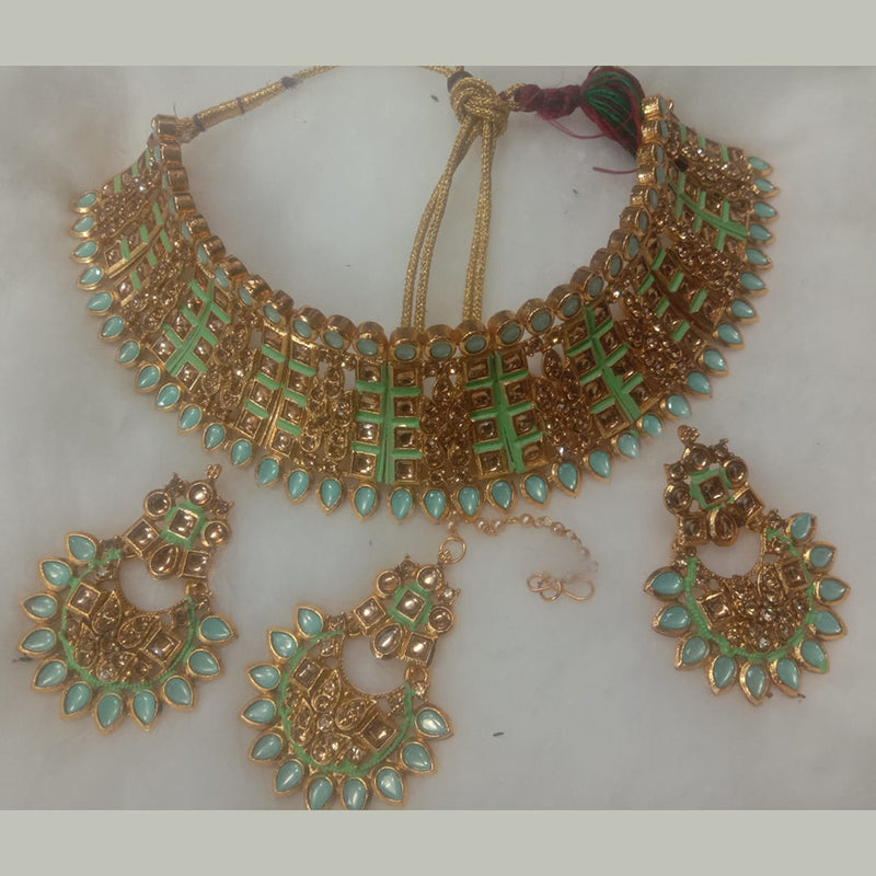 Neetu Art Gold Plated Necklace Set