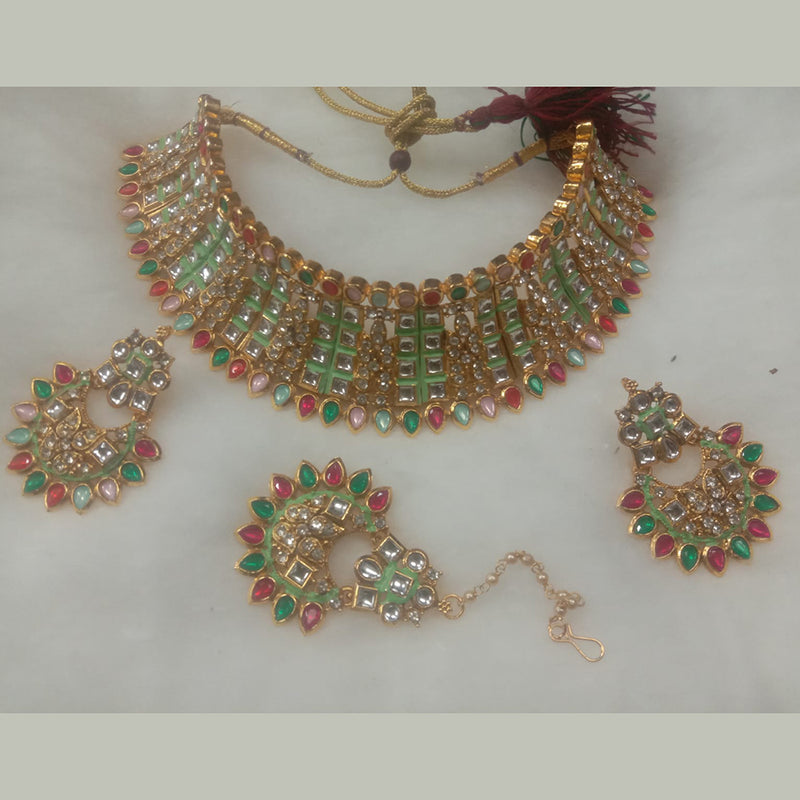 Neetu Art Gold Plated Necklace Set