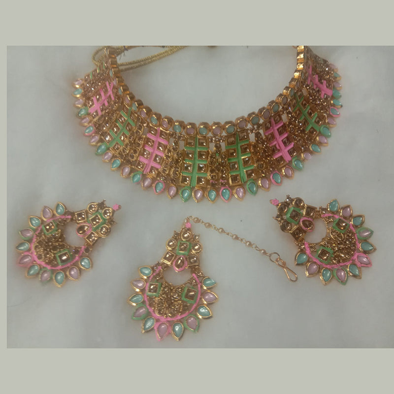 Neetu Art Gold Plated Necklace Set