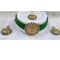 Neetu Art Gold Plated Choker Necklace Set