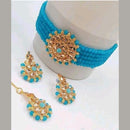 Neetu Art Gold Plated Choker Necklace Set