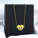 Mahavir Gold Plated Austrian Stone Chain Pendant