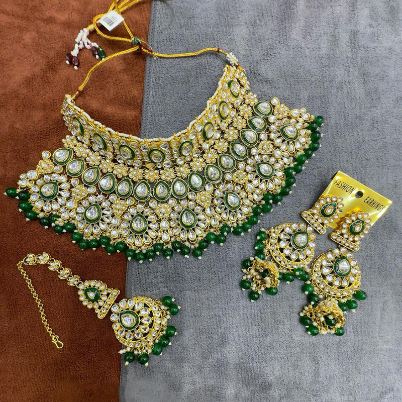 Neetu Art Gold Plated Kundan Necklace Set