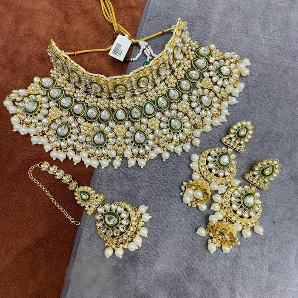 Neetu Art Gold Plated Kundan Necklace Set