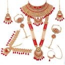 Neetu Art Gold Plated Kundan Stone Bridal Necklace Set