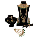 Neetu Art Gold Plated Kundan Stone And Beads Bridal Set