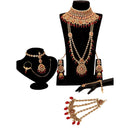 Neetu Art Gold Plated Kundan Stone And Beads Bridal Set