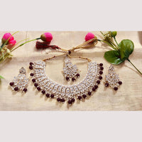 Neetu Art Stylish Kundan And Beads Necklace Set