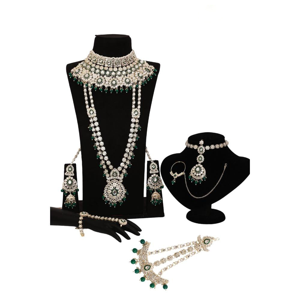 Neetu Art Royal Timeless Kundan Stone And Pearl Bridal Set