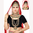 Neetu Art Ethnic Elegance Kundan Stone And Pearl Bridal Set