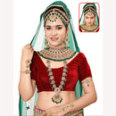 Neetu Art Ethnic Elegance Kundan Stone And Pearl Bridal Set