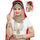 Neetu Art Glamorous Crystal Stone Beads Bridal Jewellery Set