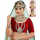 Neetu Art Premium Kundan Stone And Beads Wedding Bridal Set