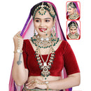 Neetu Art Grand Kundan Stone And Beads Bridal Jewellery Set
