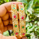Neetu Art Elegant Pota Stone Designer Bangles Set