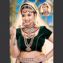 Neetu Art Glamorous Austrian Stone Beads Bridal Wedding Wear Jewellery Set