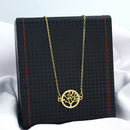 Mahavir Gold Plated Austrian Stone Chain Pendant